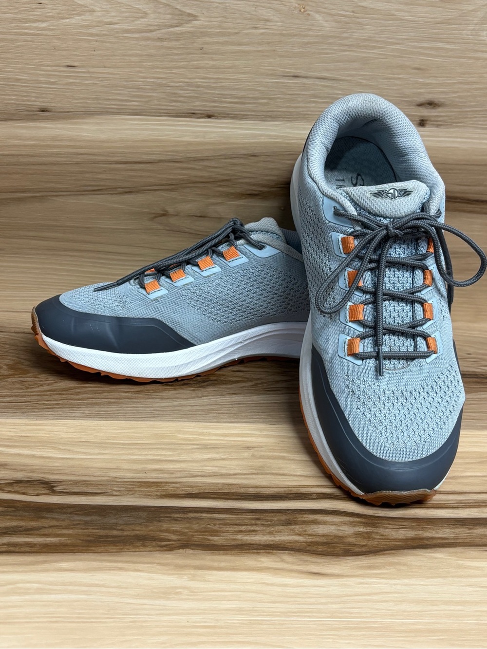 Straight Down gray mesh Spikeless golf shoes size 11